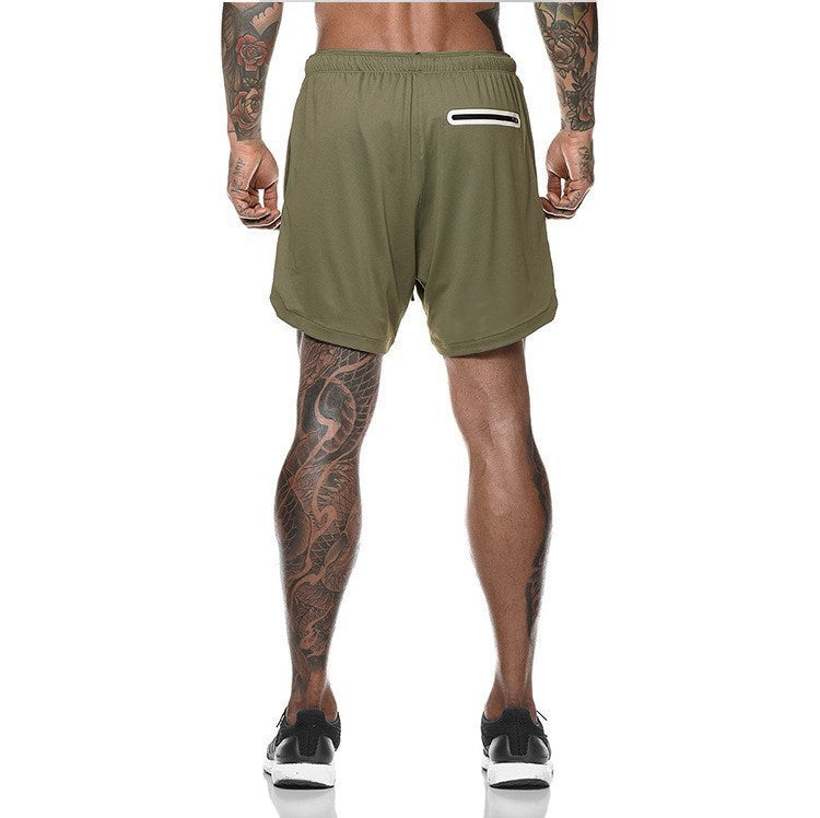 Running Tech Shorts-Army Green