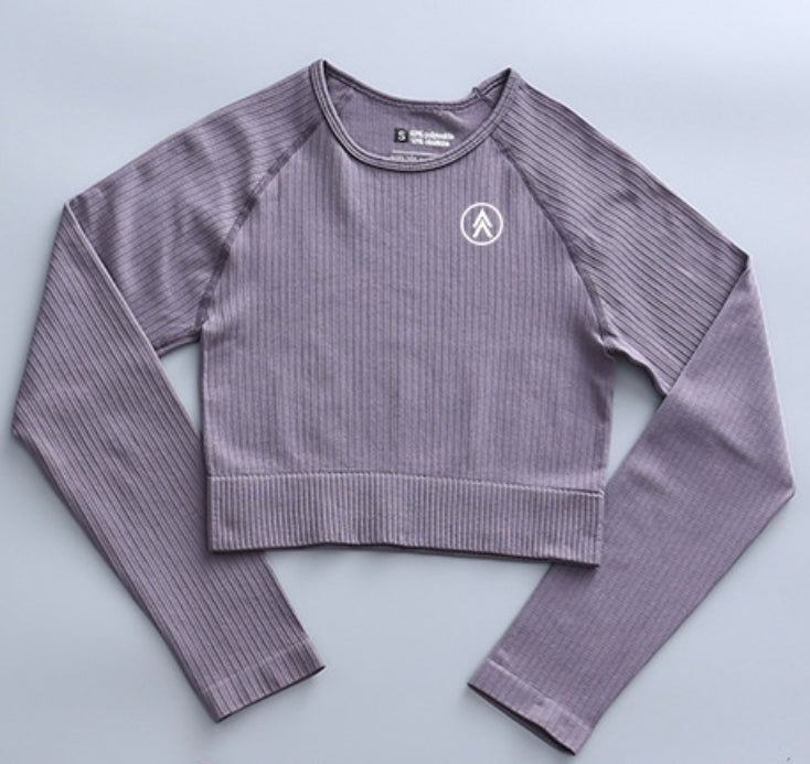 Purple Everyday Essential Long sleeve