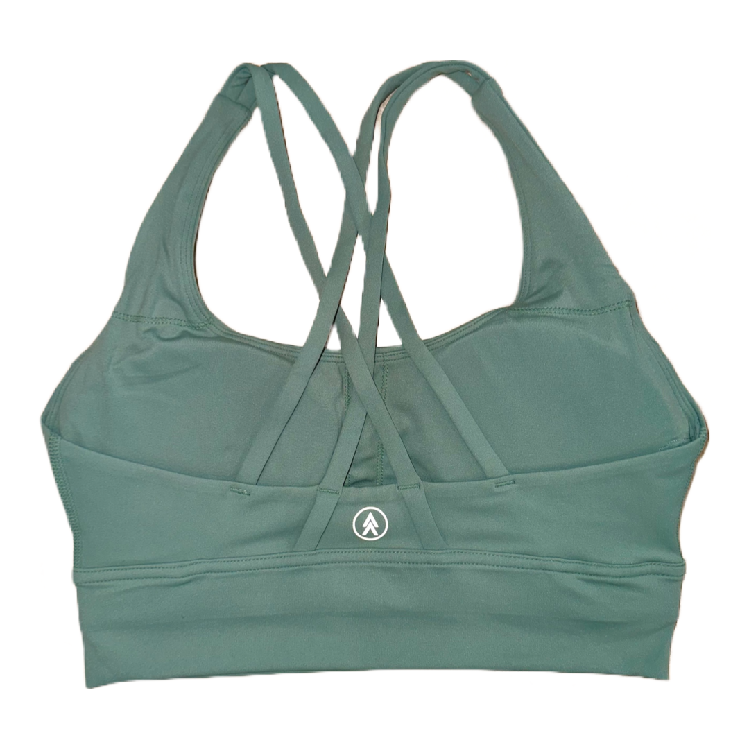 Seafoam Green Angel Sports Bra