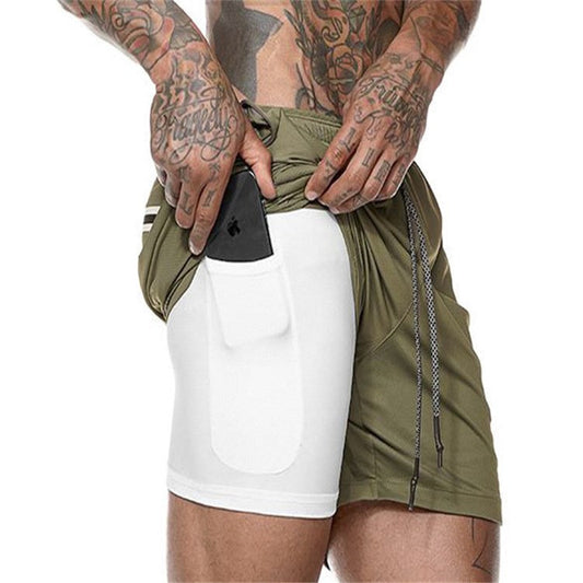 Running Tech Shorts-Army Green