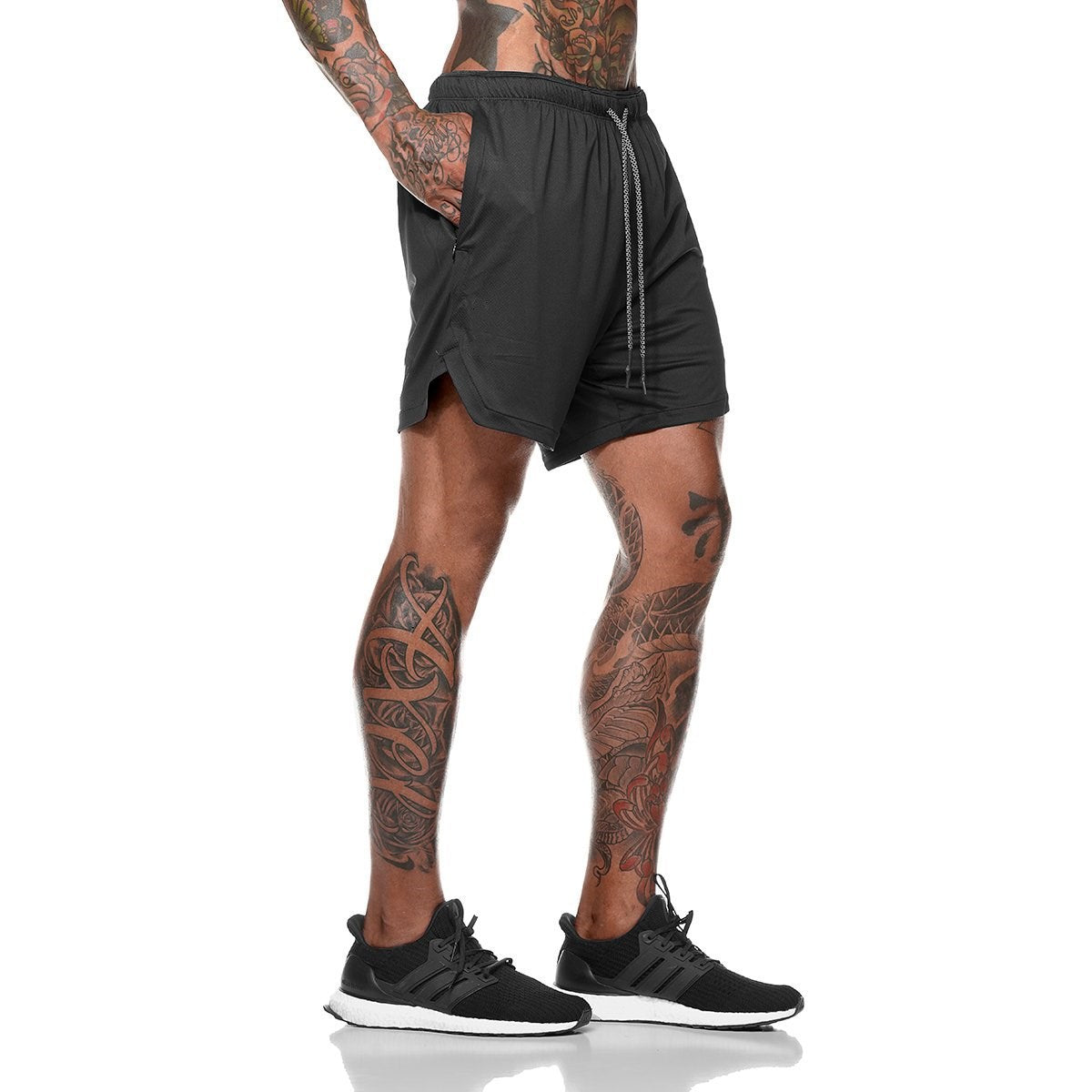 Running Tech Shorts- Black