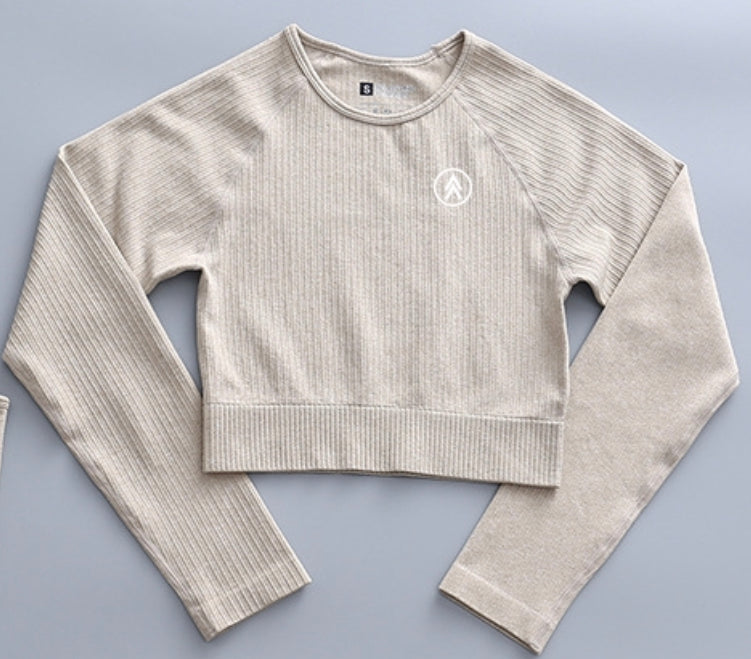 Light Brown Everyday Essential Long Sleeve