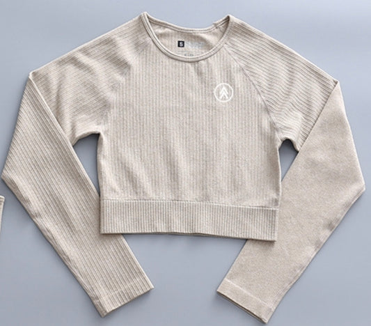 Light Brown Everyday Essential Long Sleeve