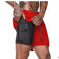 Running Tech Shorts- Red